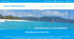 Desktop Screenshot of dutchsailingevents.com